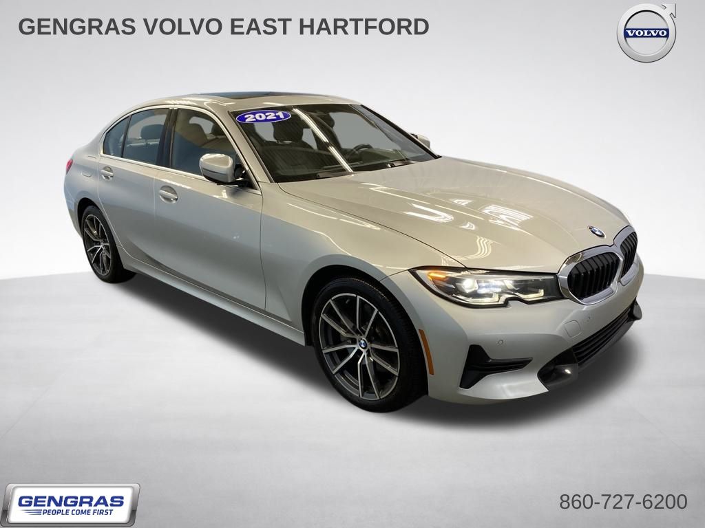 Glacier Silver Metallic 2021 BMW 3 Series 330i xDrive AWD Sedan All-Wheel Drive 8-Speed Automatic