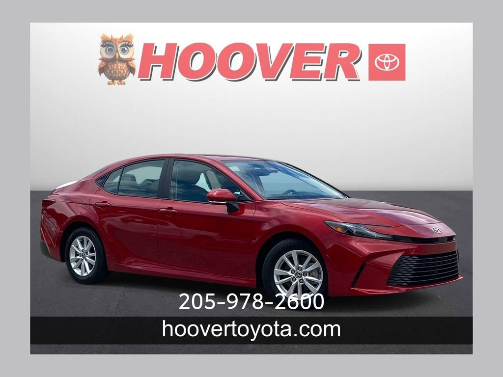 Supersonic Red 2025 Toyota Camry Sedan Front-Wheel Drive Continuously Variable Transmission