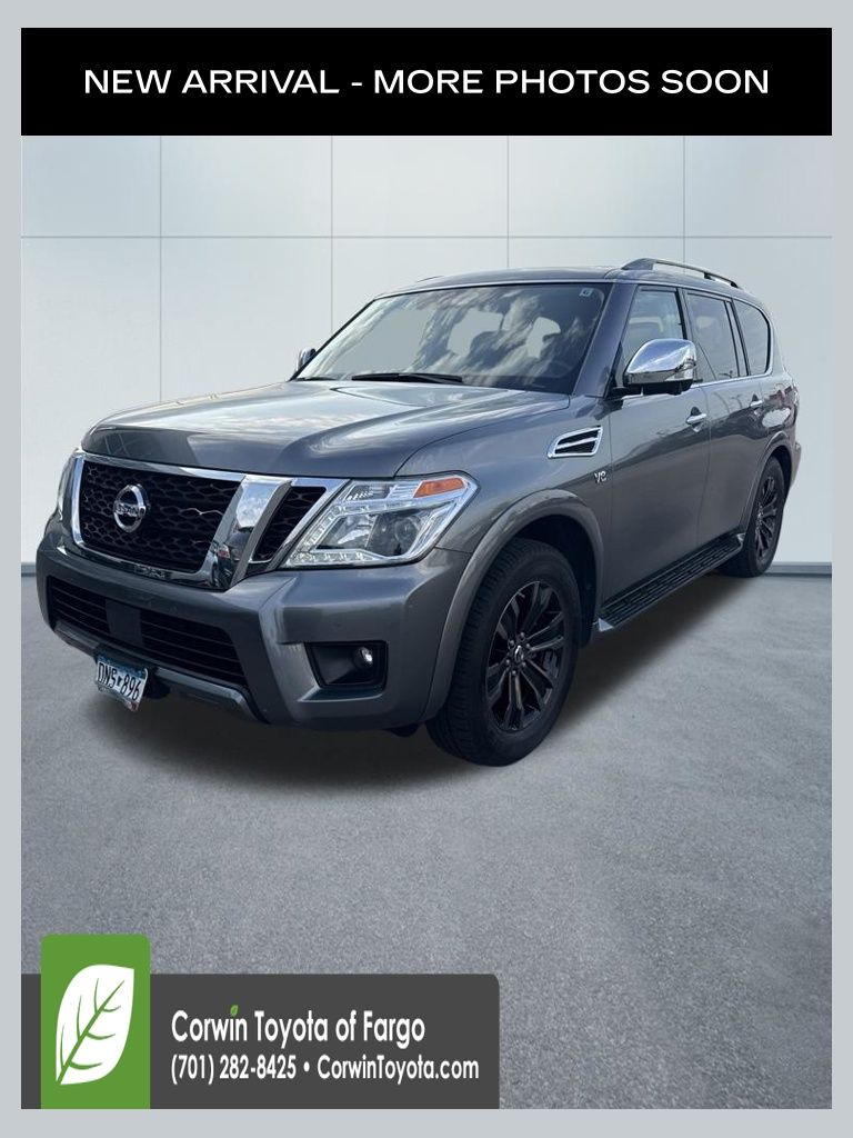 Gray (Gun Metallic) 2019 Nissan Armada SUV / Crossover Four-Wheel Drive 7-Speed Automatic