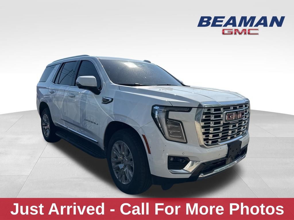 Summit White 2025 GMC Yukon Denali 4WD SUV / Crossover Four-Wheel Drive