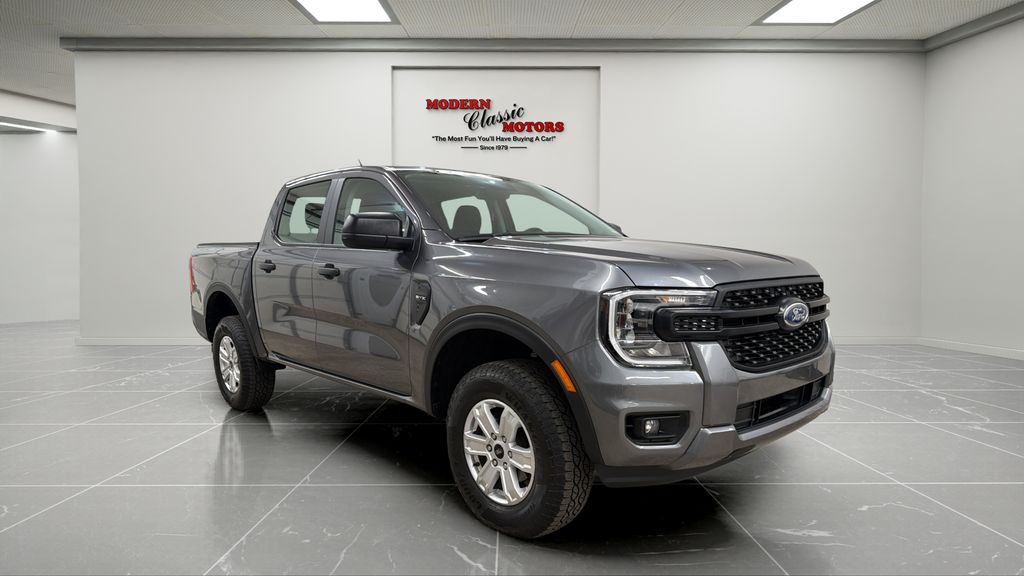 Gray Metallic 2025 Ford Ranger Pickup Truck Four-Wheel Drive Automatic