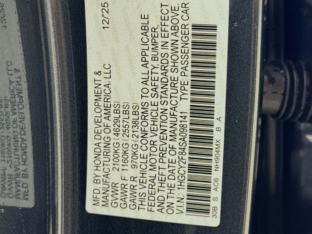 Used Car 2025 Honda Accord Hybrid  Touring For Sale Under $40,000 In Austin, Texas