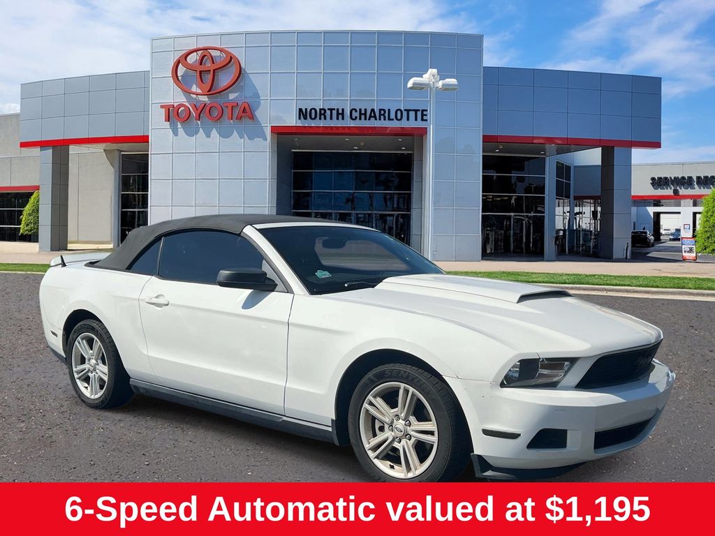 Performance White 2012 Ford Mustang Convertible Rear-Wheel Drive 6-Speed Automatic