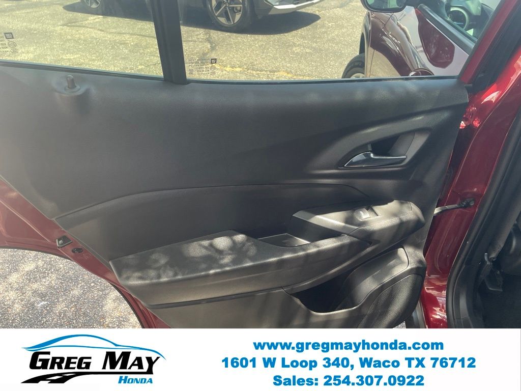 2025 Chevrolet Trax LS Red at Greg May Honda