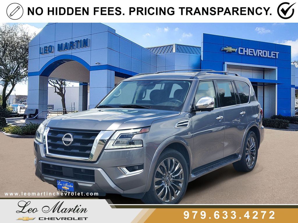 Gray (Gun Metallic) 2021 Nissan Armada SUV / Crossover 4X2 7-Speed Automatic