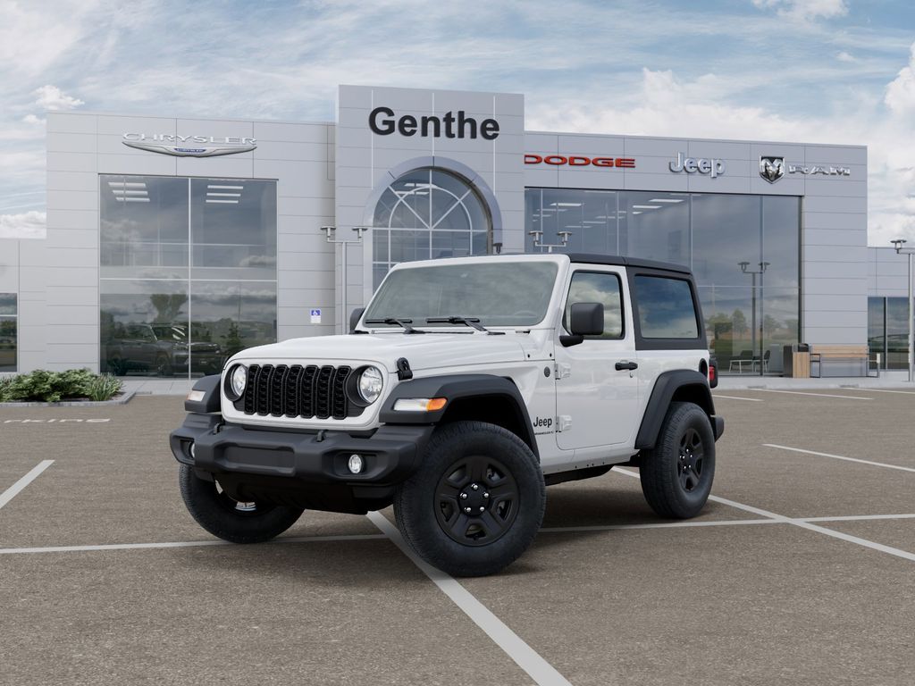 Bright White Clearcoat 2026 Jeep Wrangler Sport 2-Door 4WD SUV / Crossover Four-Wheel Drive 8-Speed Automatic