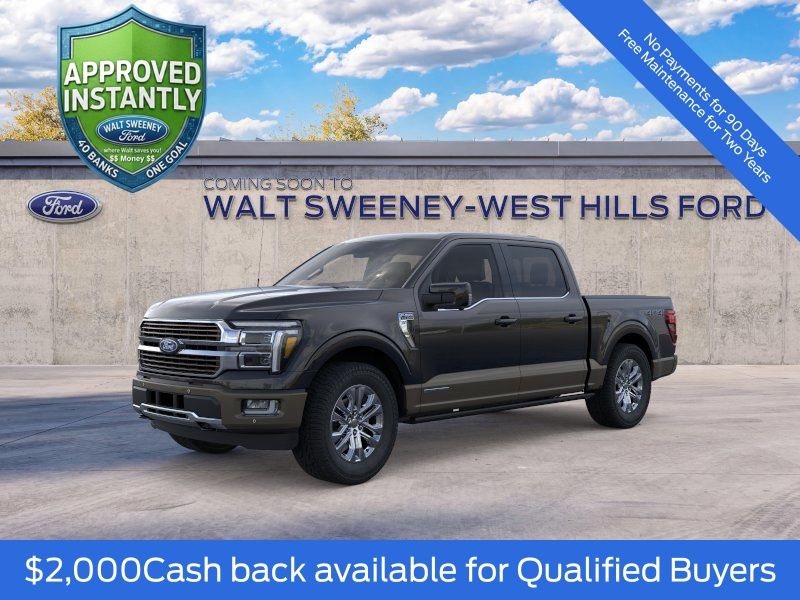 Agate Black Metallic 2026 Ford F-150 Pickup Truck Four-Wheel Drive Automatic