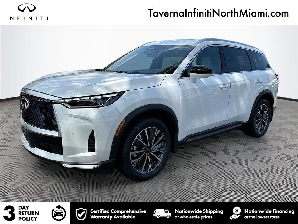 White 2027 INFINITI QX60 SUV / Crossover Front-Wheel Drive 9-Speed Automatic