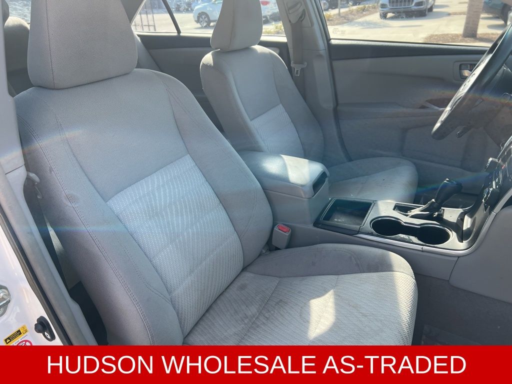 2015 White Toyota Camry LE FWD Sedan