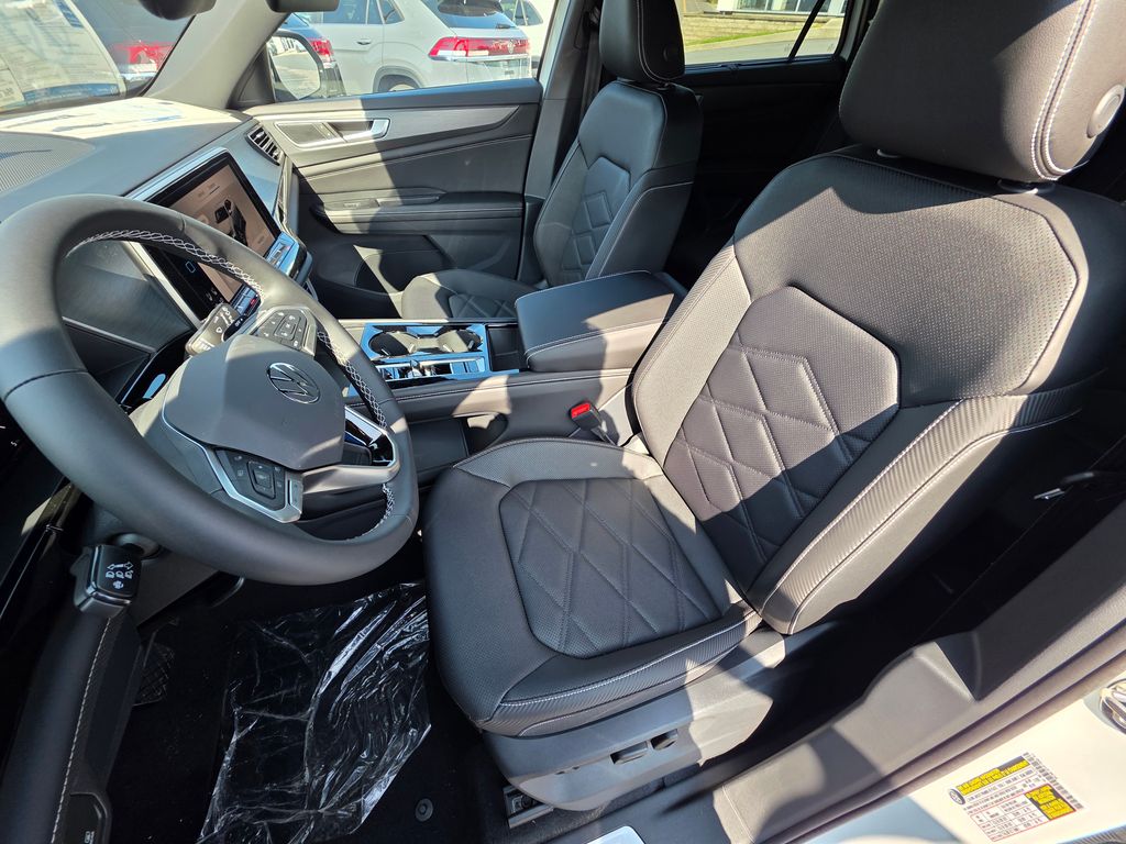 2026 Volkswagen Atlas Cross Sport 2.0T SE w/Technology White/off-white at Sutliff Volkswagen