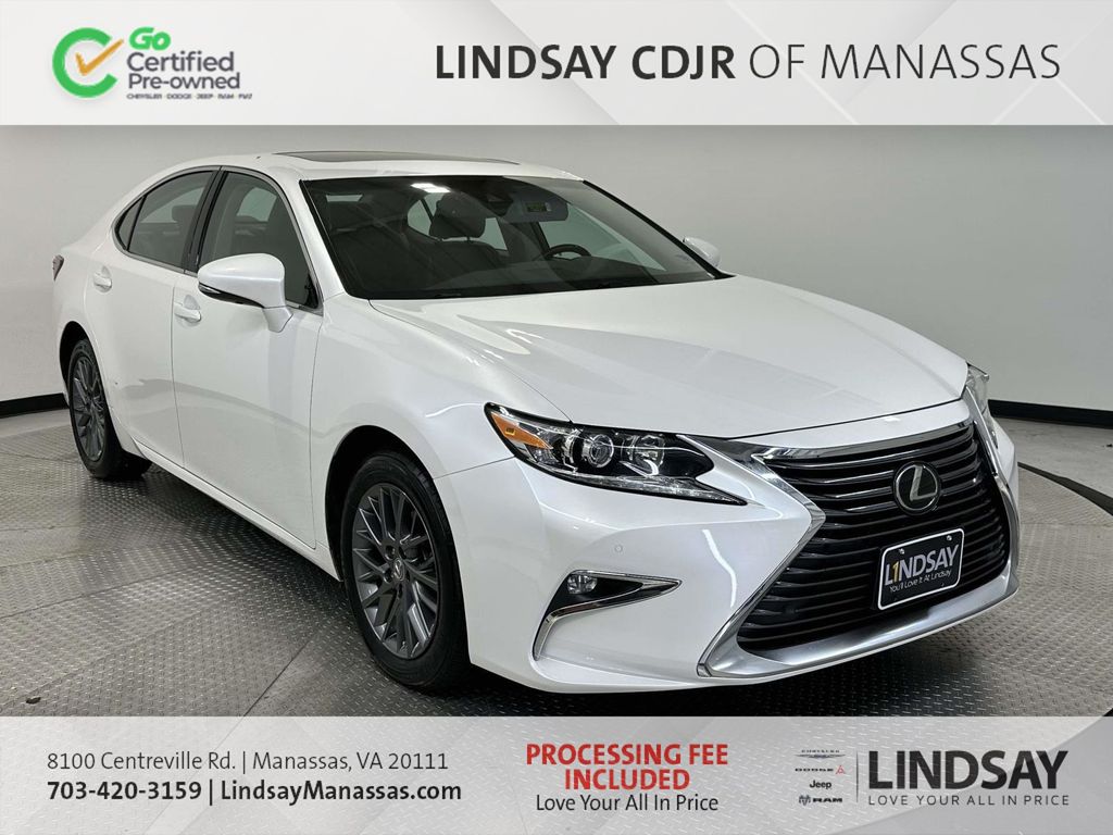 Eminent White Pearl 2018 Lexus ES 350 FWD Sedan Front-Wheel Drive 6-Speed Automatic