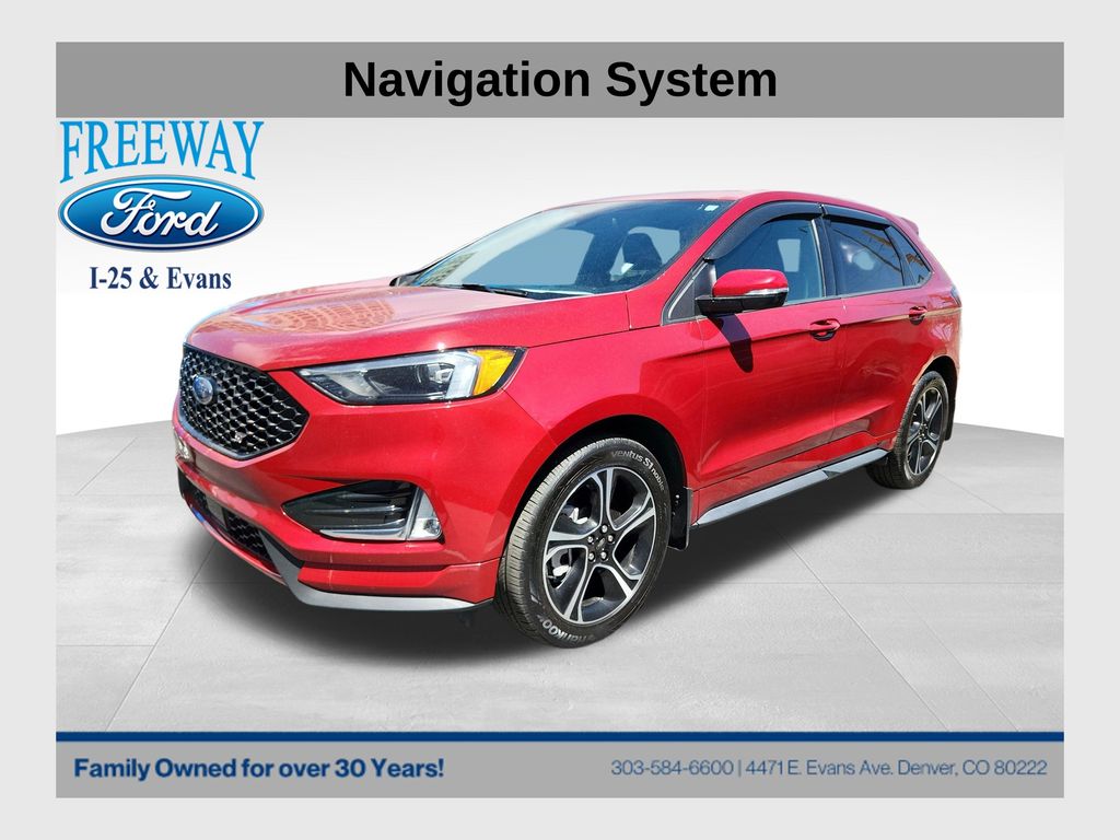 Rapid Red Metallic Tinted Clearcoat 2023 Ford Edge ST AWD SUV / Crossover All-Wheel Drive 7-Speed Automatic