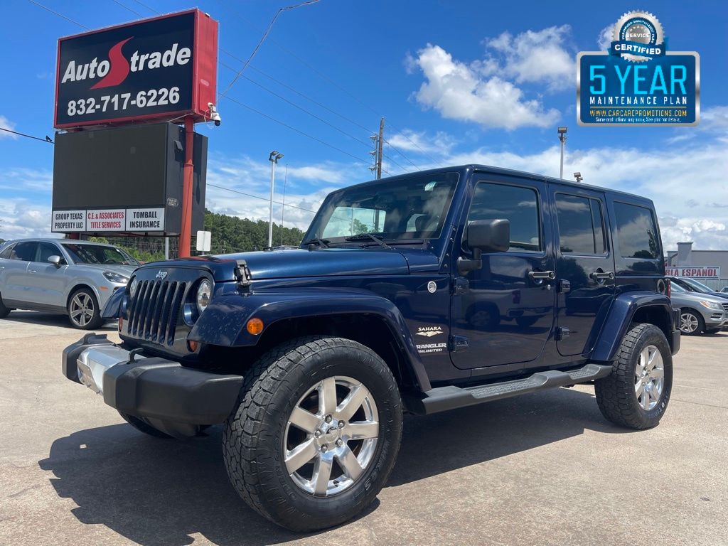 2013 Jeep Wrangler Unlimited Sahara Blue at Emmons Autoplex