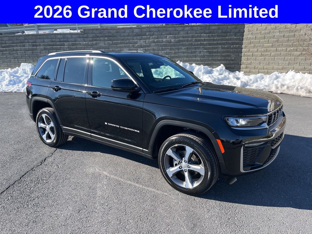 Diamond Black Crystal Pearlcoat 2026 Jeep Grand Cherokee SUV / Crossover Four-Wheel Drive 8-Speed Automatic