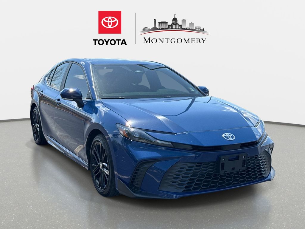 Reservoir Blue 2025 Toyota Camry SE FWD Sedan Front-Wheel Drive Continuously Variable Transmission