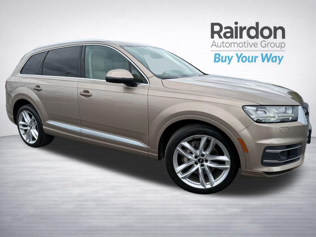 Brown (Beige Metallic) 2018 Audi Q7 SUV / Crossover All-Wheel Drive 8-Speed Automatic