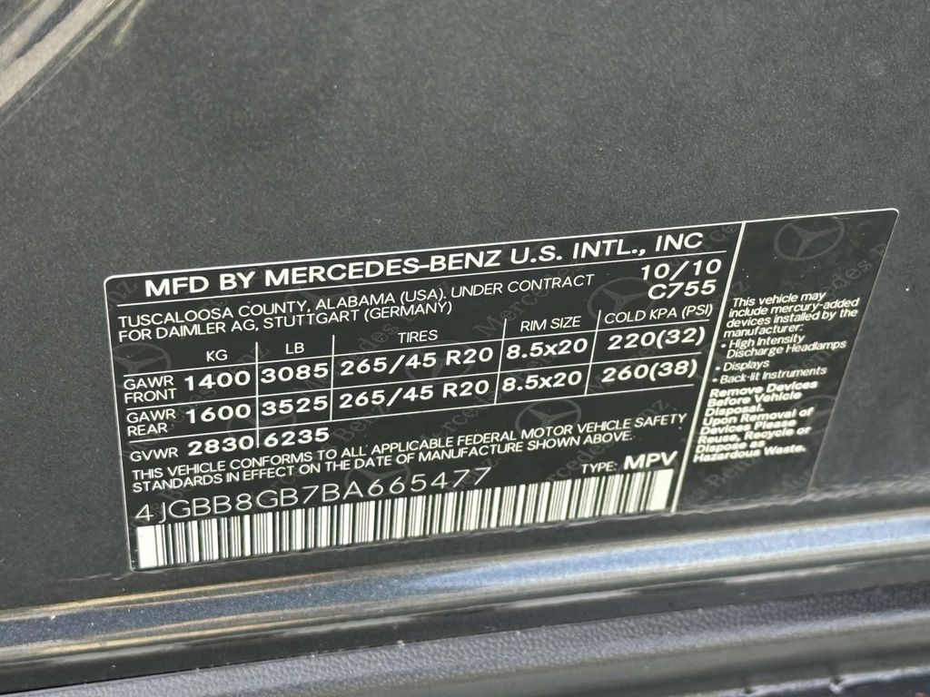 2011 Mercedes-Benz M-Class ML 350 4MATIC 26