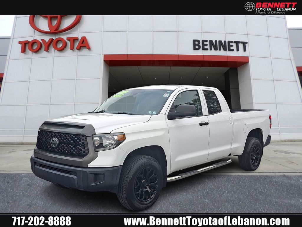 Super White 2019 Toyota Tundra Pickup Truck Four-Wheel Drive 6-Speed Automatic
