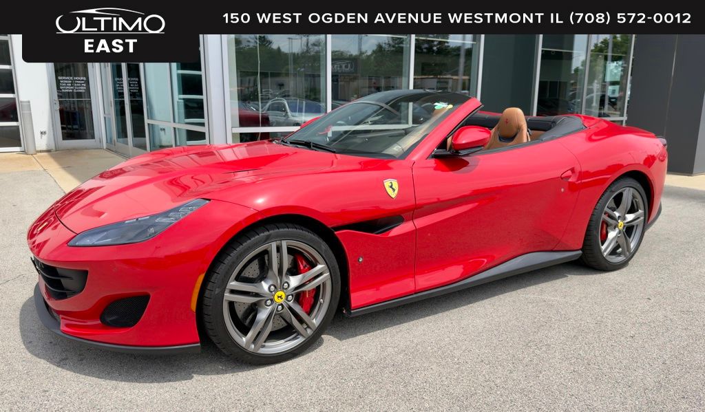Red 2020 Ferrari Portofino Convertible RWD Convertible Rear-Wheel Drive 7-Speed Automatic