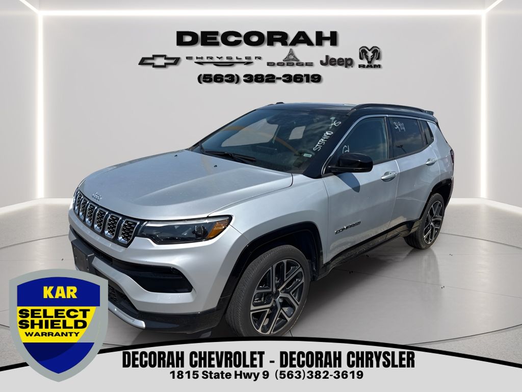 Silver Zynith Metallic Clearcoat 2025 Jeep Compass SUV / Crossover Four-Wheel Drive 8-Speed Automatic