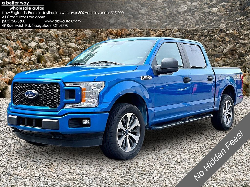 Blue Metallic 2020 Ford F-150 Pickup Truck Four-Wheel Drive Automatic