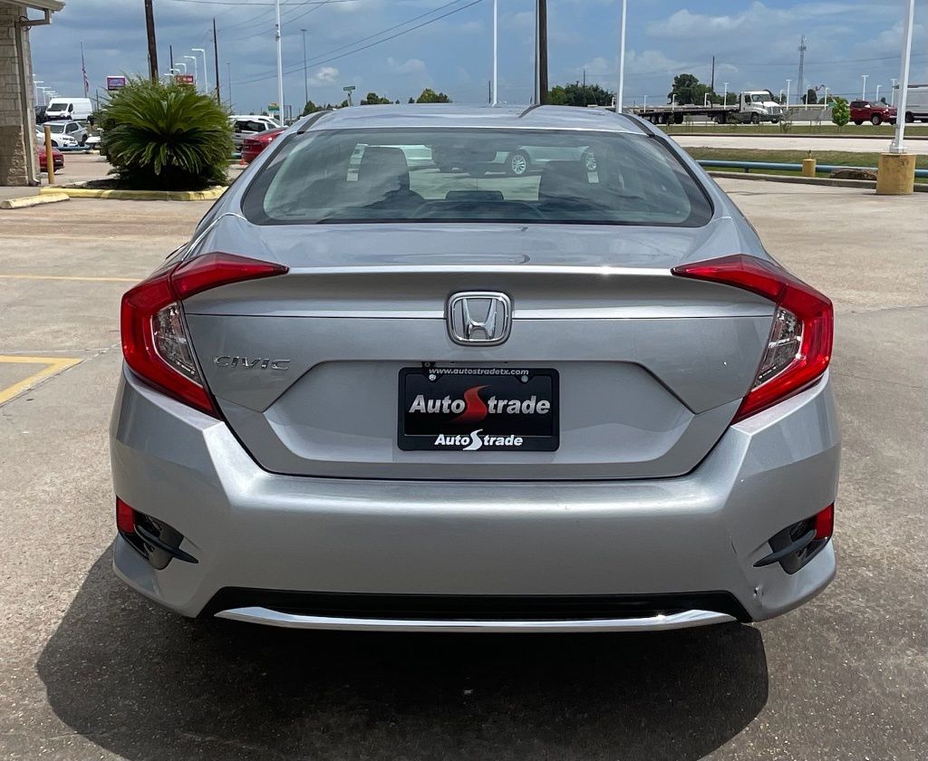 2019 Honda Civic LX Silver at DeMontrond Automotive Group