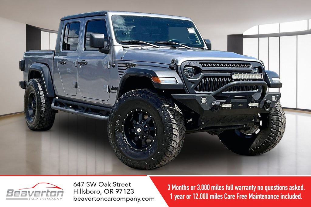 Billet Silver Metallic Clearcoat 2020 Jeep Gladiator Pickup Truck Four-Wheel Drive 8-Speed Automatic