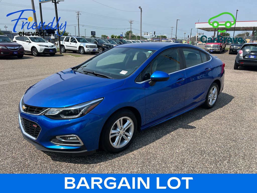 Kinetic Blue Metallic 2016 Chevrolet Cruze Sedan Front-Wheel Drive 6-Speed Automatic