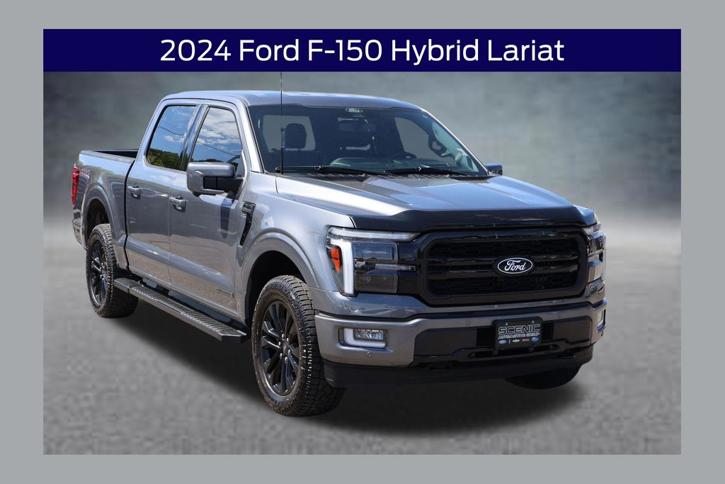 Carbonized Gray Metallic 2024 Ford F-150 Pickup Truck Four-Wheel Drive Automatic