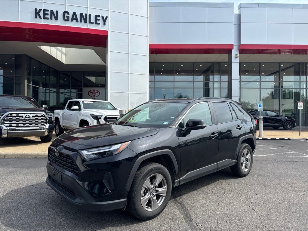 Midnight Black Metallic 2025 Toyota RAV4 SUV / Crossover Front-Wheel Drive 8-Speed Automatic