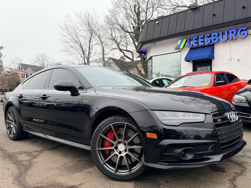 Brilliant Black 2018 Audi S7 4.0T quattro Prestige AWD Sedan All-Wheel Drive 7-Speed Automatic