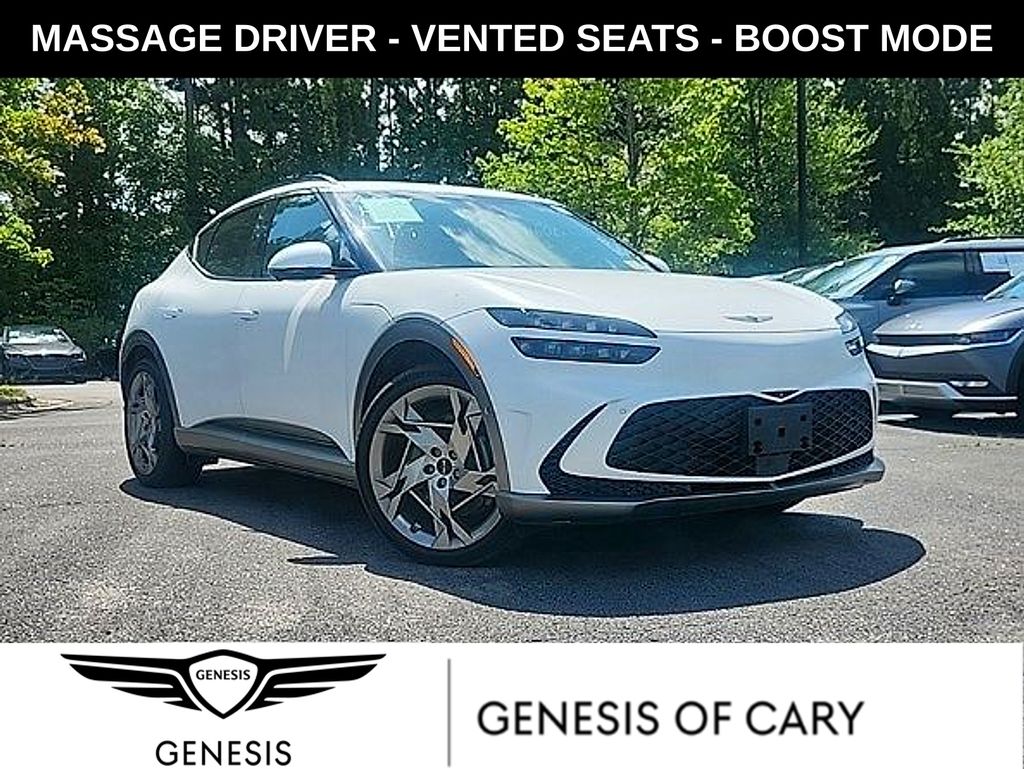 Matterhorn White Matte 2023 Genesis GV60 SUV / Crossover All-Wheel Drive 1-Speed Automatic