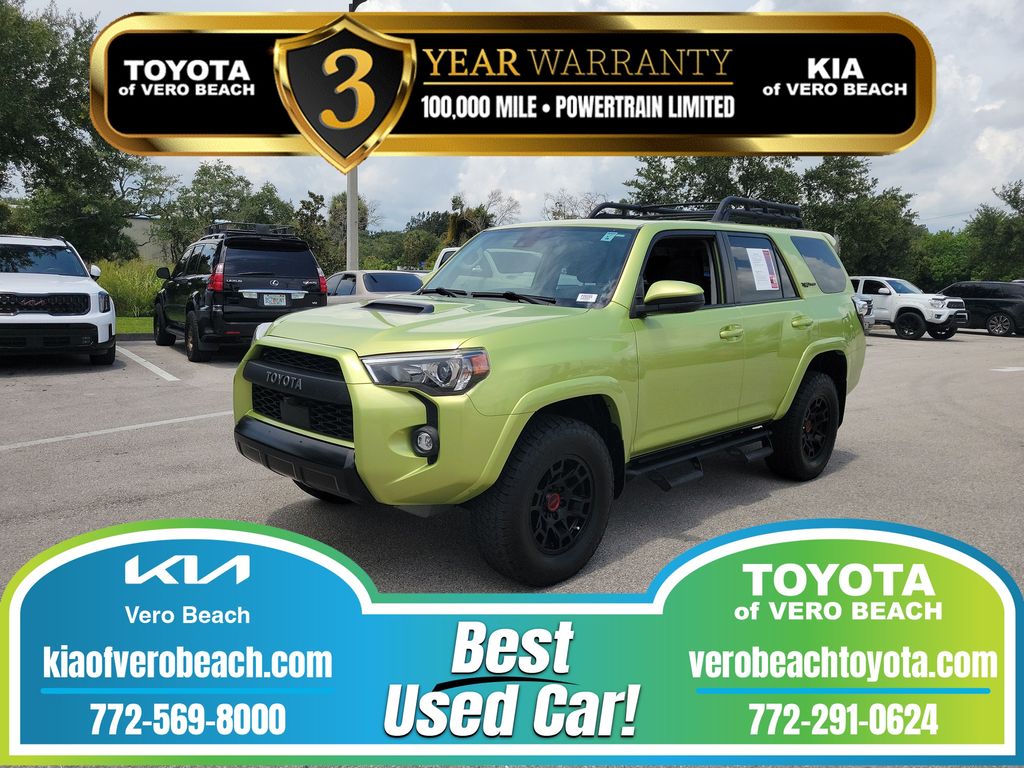 Green (Lime) 2022 Toyota 4Runner SUV / Crossover Four-Wheel Drive 5-Speed Automatic