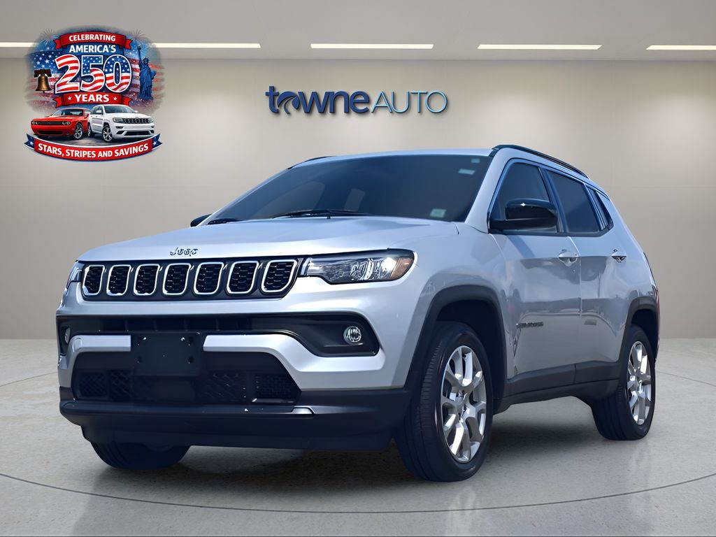 Silver Zynith Metallic Clearcoat 2024 Jeep Compass SUV / Crossover Four-Wheel Drive 8-Speed Automatic