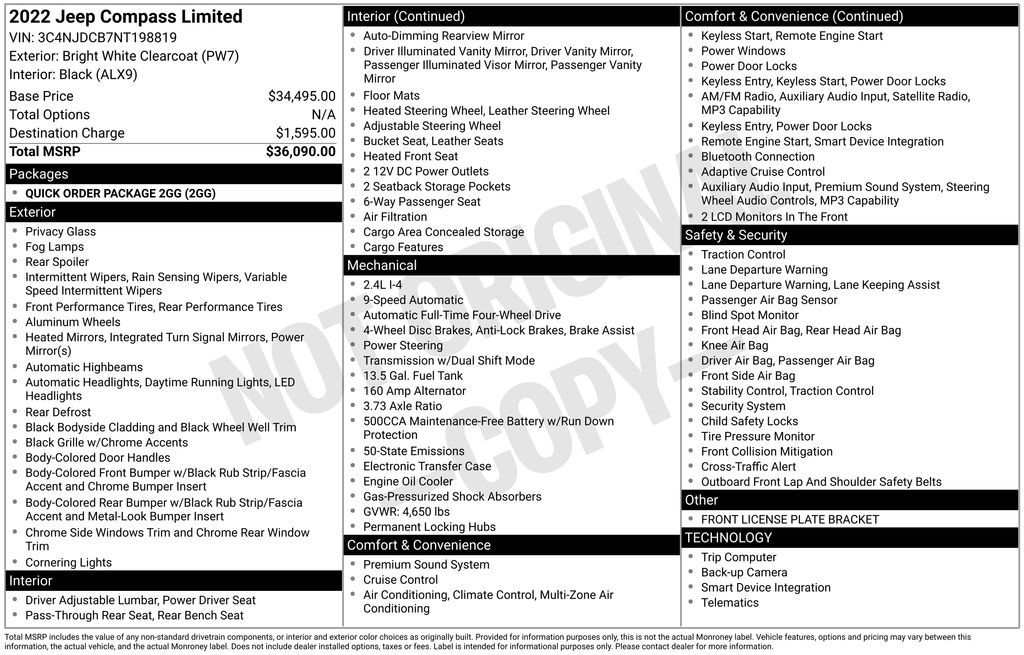 Used 2022 Jeep Compass SUV