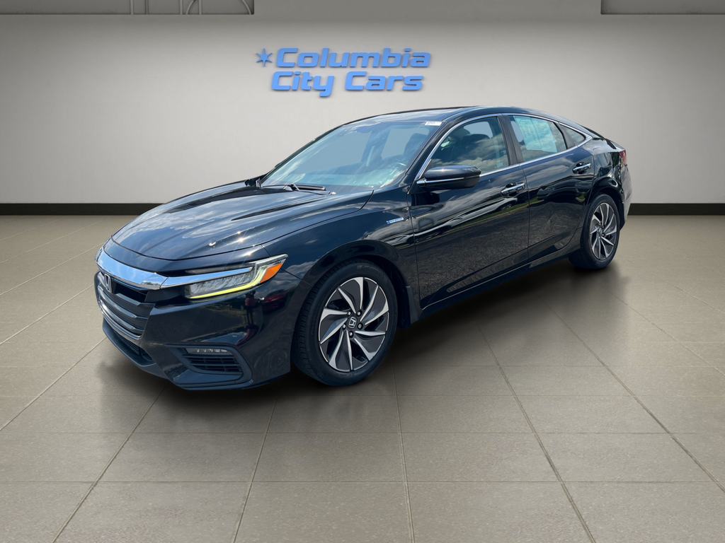 Black 2019 Honda Insight Sedan Front-Wheel Drive Continuously Variable Transmission