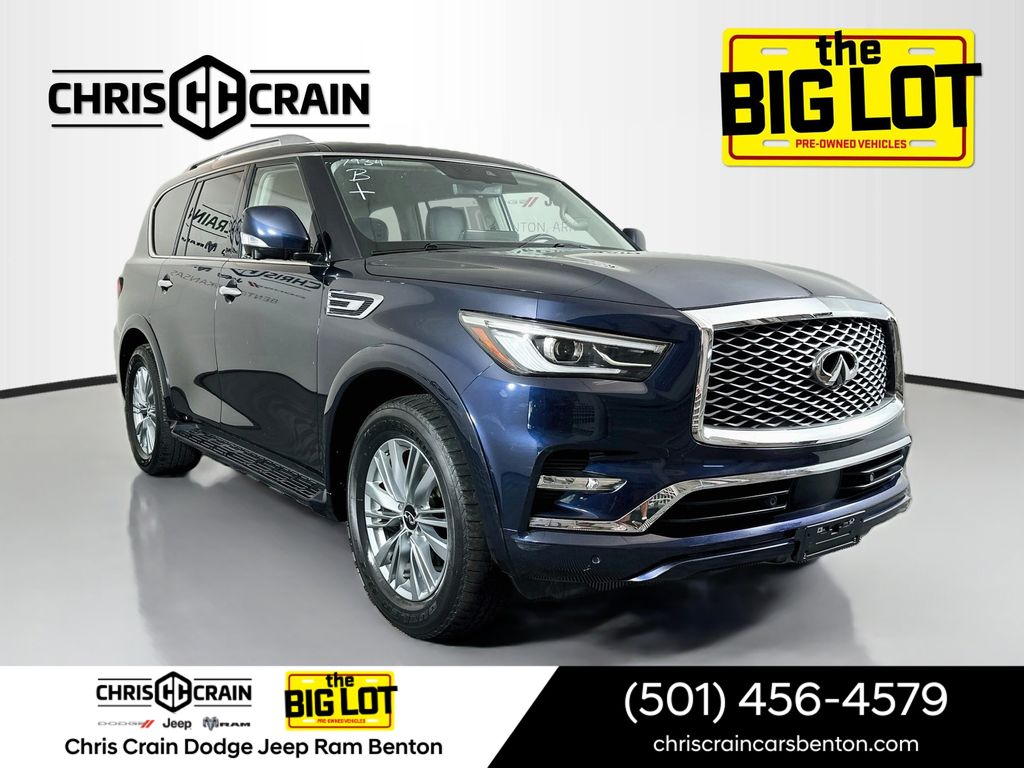 Blue 2024 INFINITI QX80 SUV / Crossover All-Wheel Drive 7-Speed Automatic