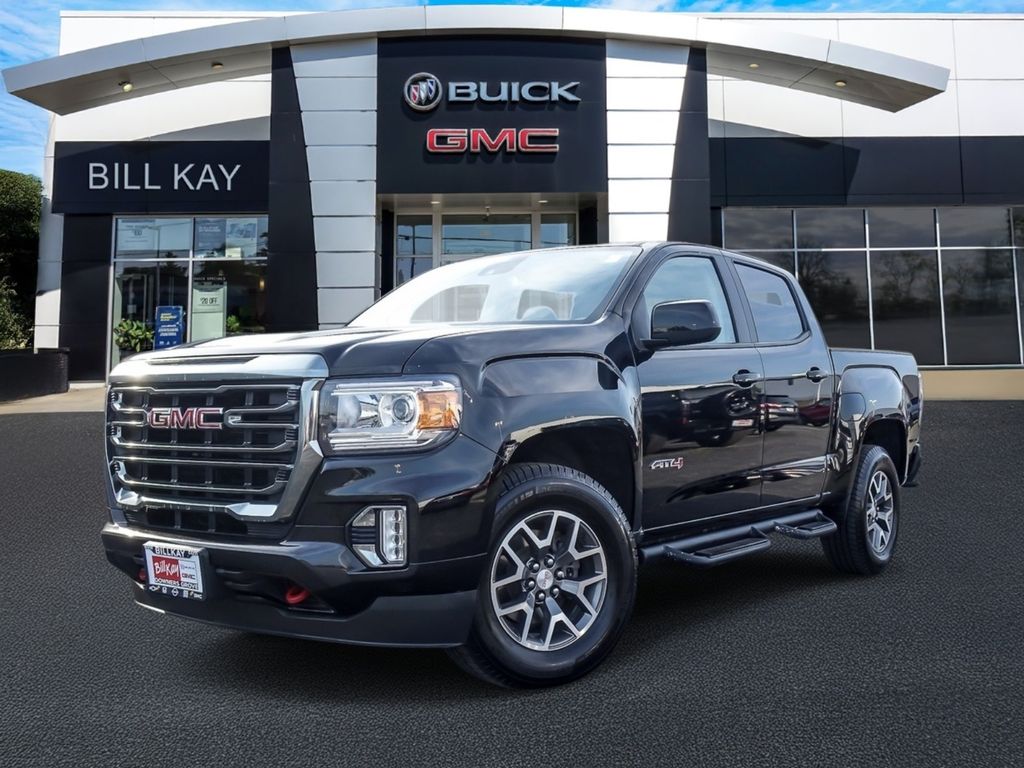 Onyx Black 2021 GMC Canyon Pickup Truck Four-Wheel Drive 8-Speed Automatic