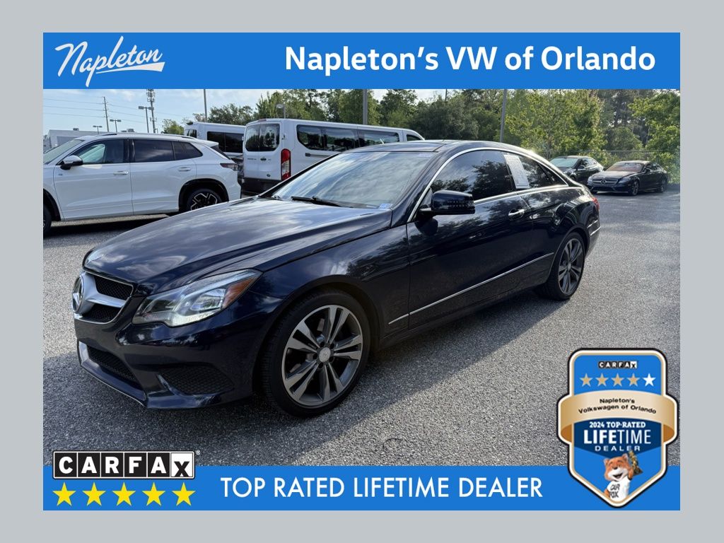Blue 2014 Mercedes-Benz E-Class E 350 Coupe Coupe Rear-Wheel Drive 7-Speed Automatic