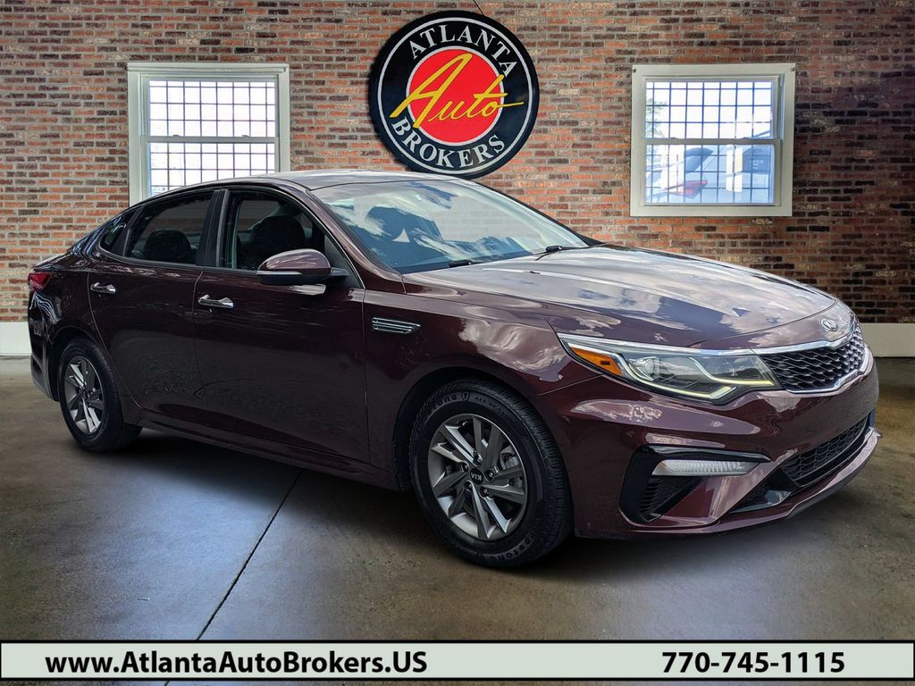 Red (Sangria) 2019 Kia Optima Sedan Front-Wheel Drive 6-Speed Automatic
