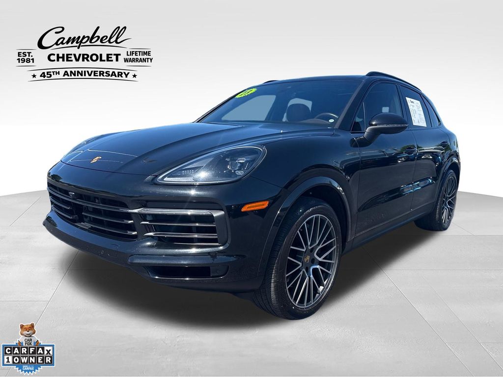 Black 2023 Porsche Cayenne AWD SUV / Crossover All-Wheel Drive 8-Speed Automatic