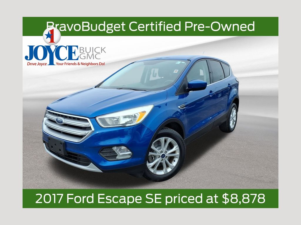Lightning Blue Metallic 2017 Ford Escape SE AWD SUV / Crossover All-Wheel Drive 6-Speed Automatic