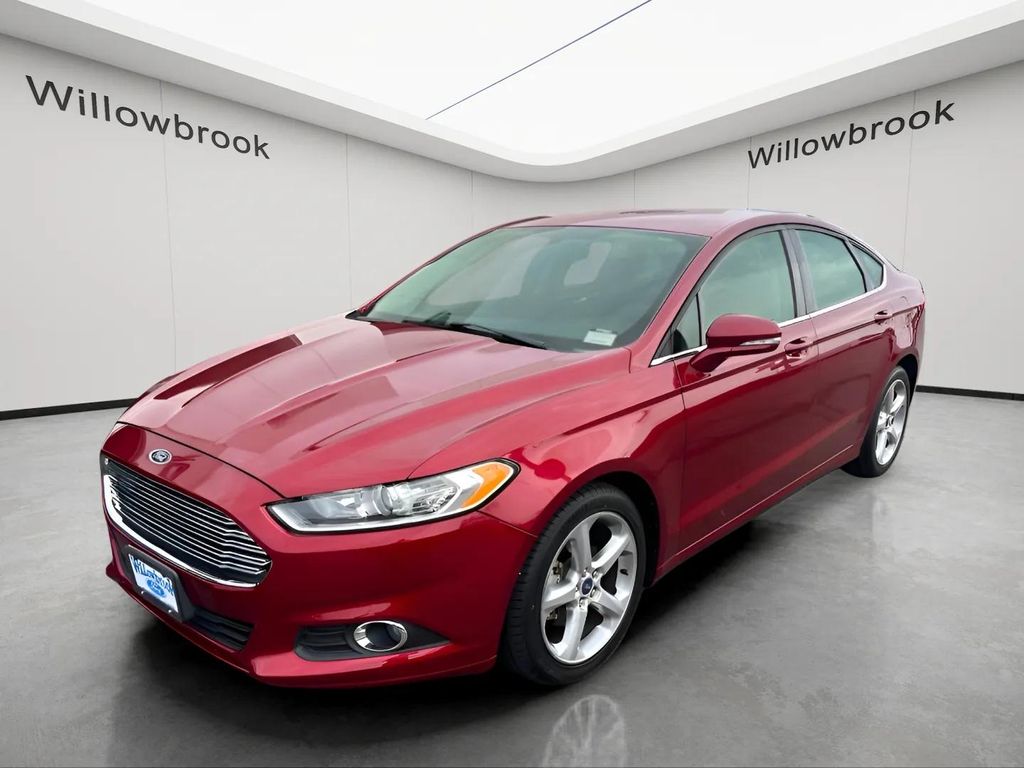 Ruby Red 2015 Ford Fusion Sedan Front-Wheel Drive 6-Speed Automatic
