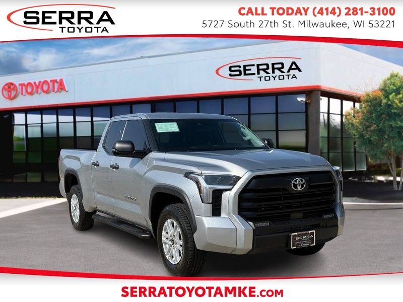 Celestial Silver Metallic 2022 Toyota Tundra Pickup Truck Four-Wheel Drive Automatic