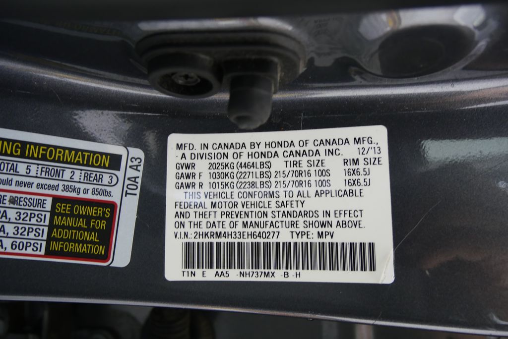 2014 Honda CR-V LX 30