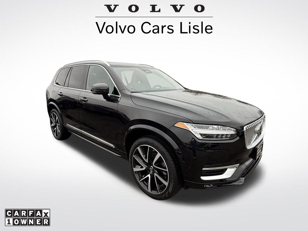 Onyx Black Metallic 2024 Volvo XC90 B6 Plus Bright Theme 6-Passenger AWD SUV / Crossover All-Wheel Drive Automatic