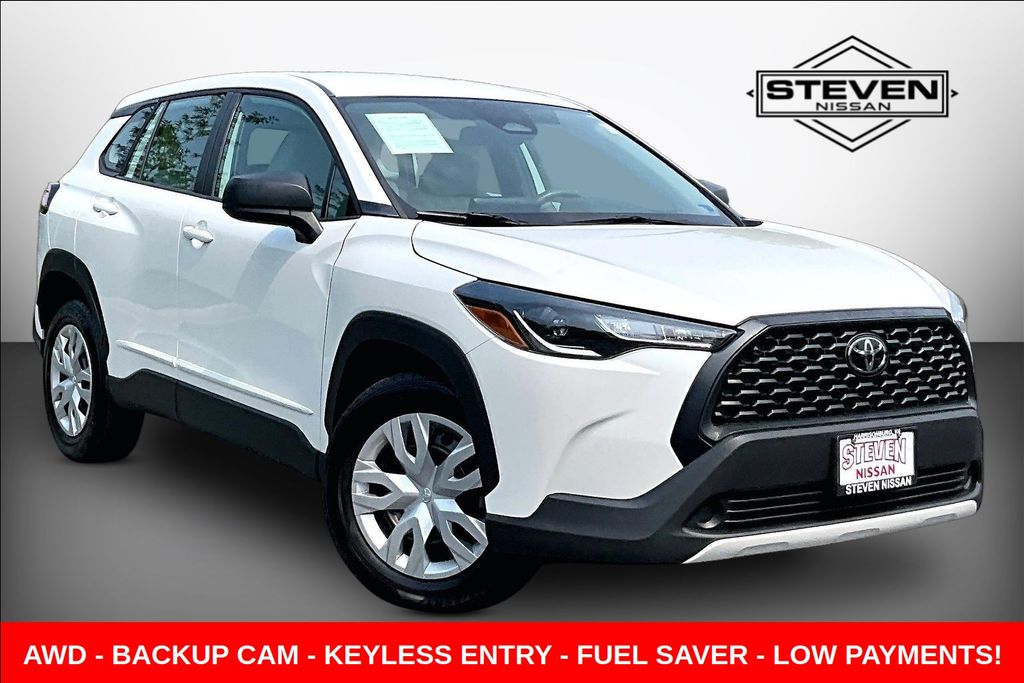 Pearl 2023 Toyota Corolla Cross SUV / Crossover All-Wheel Drive Continuously Variable Transmission