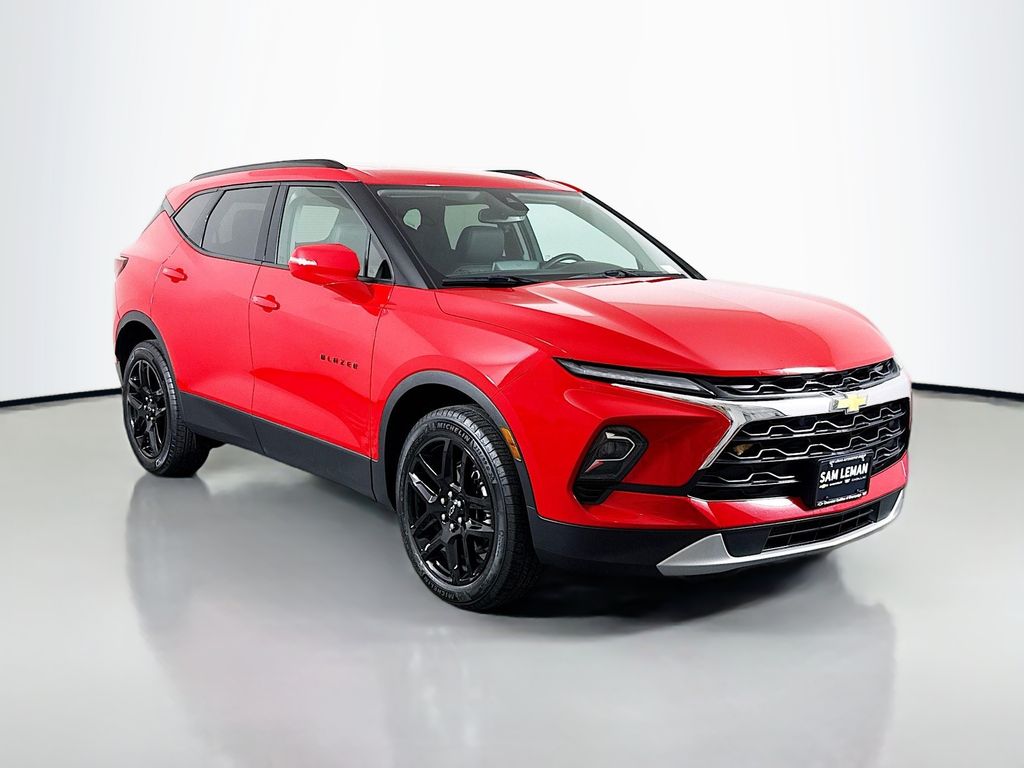 Red Hot 2023 Chevrolet Blazer 3LT FWD SUV / Crossover Front-Wheel Drive 9-Speed Automatic Overdrive
