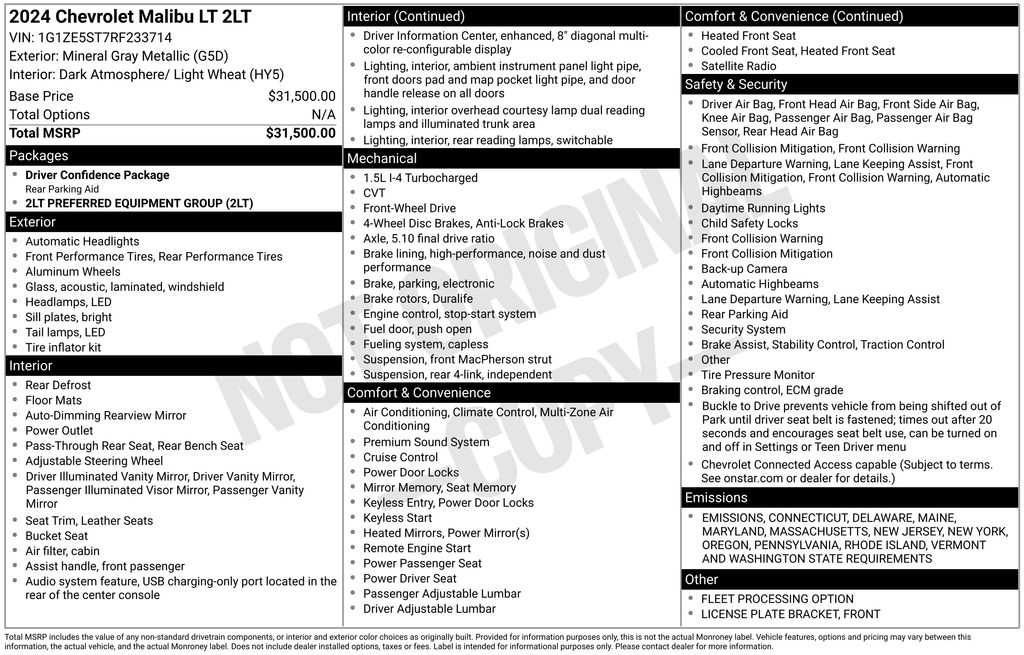 Used 2024 Gray Chevrolet LT image 17