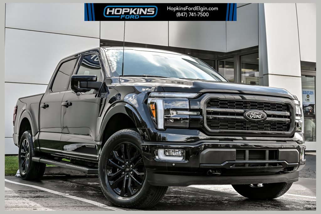Black Metallic 2024 Ford F-150 Pickup Truck Four-Wheel Drive Automatic